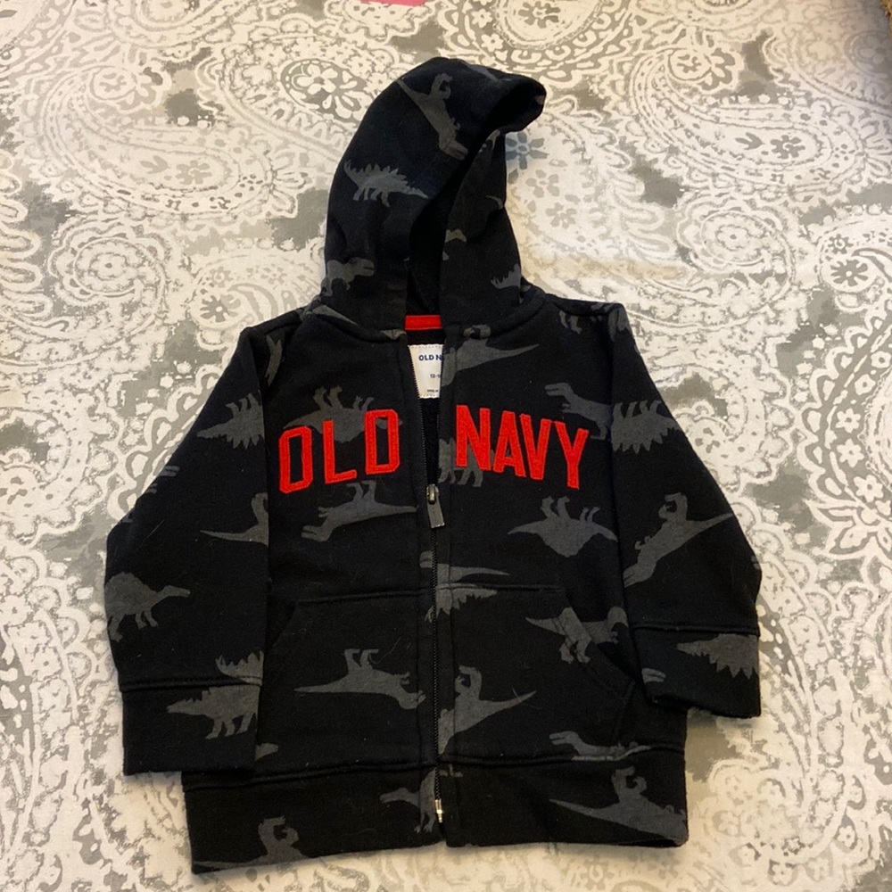 Old Navy dinosaur sweat shirt size 12-18 months